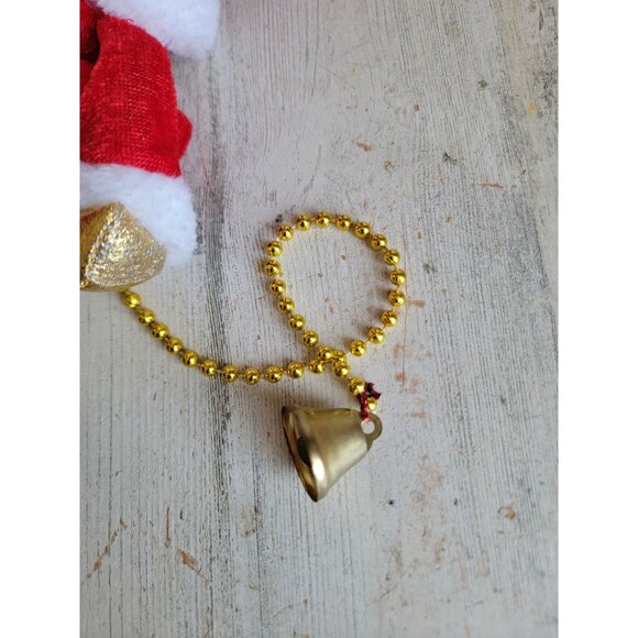 Vintage climbing animated Santa Claus Xmas home decor Bell - Picture 4 of 8